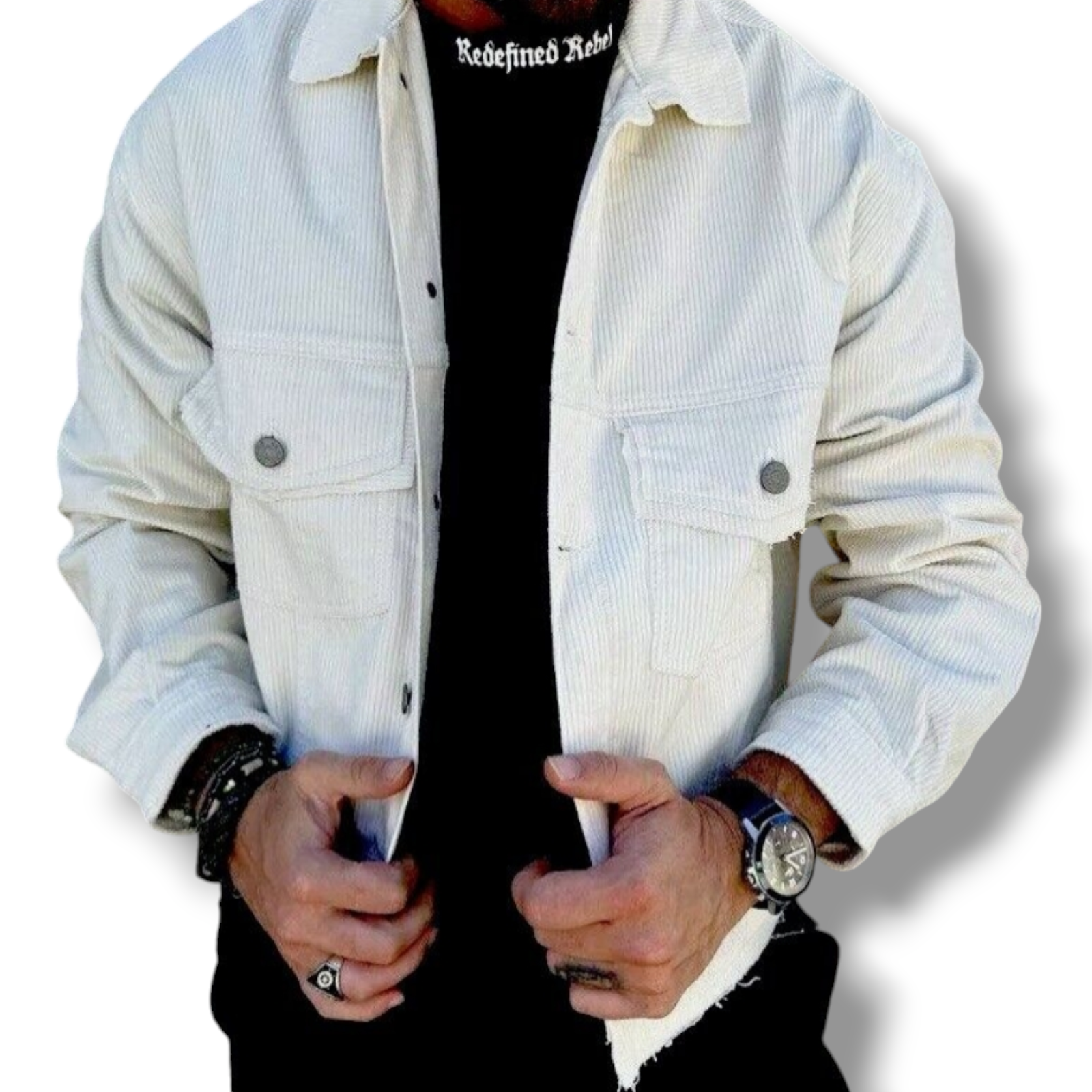 GIACCA UOMO VELLUTO COSTE COTONE GIUBBINO SPORTIVO LEGGERO CAMICIA MAD Pasqualejimmy Italian Clothing