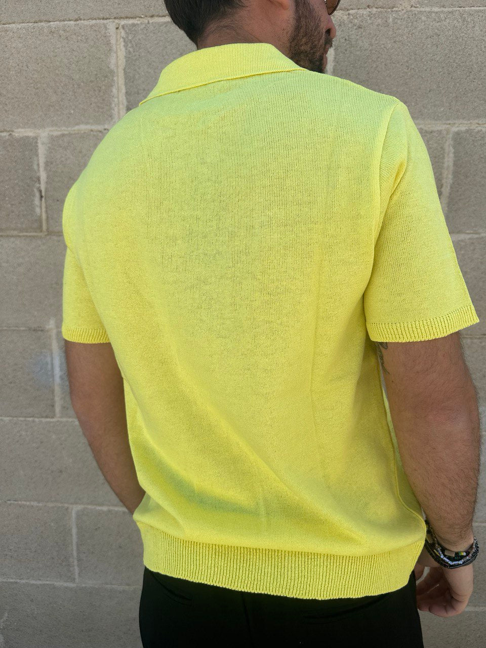 POLO UOMO COTONE T-SHIRT MANICA CORTA 100% MADE IN ITALY - Pasqualejimmy