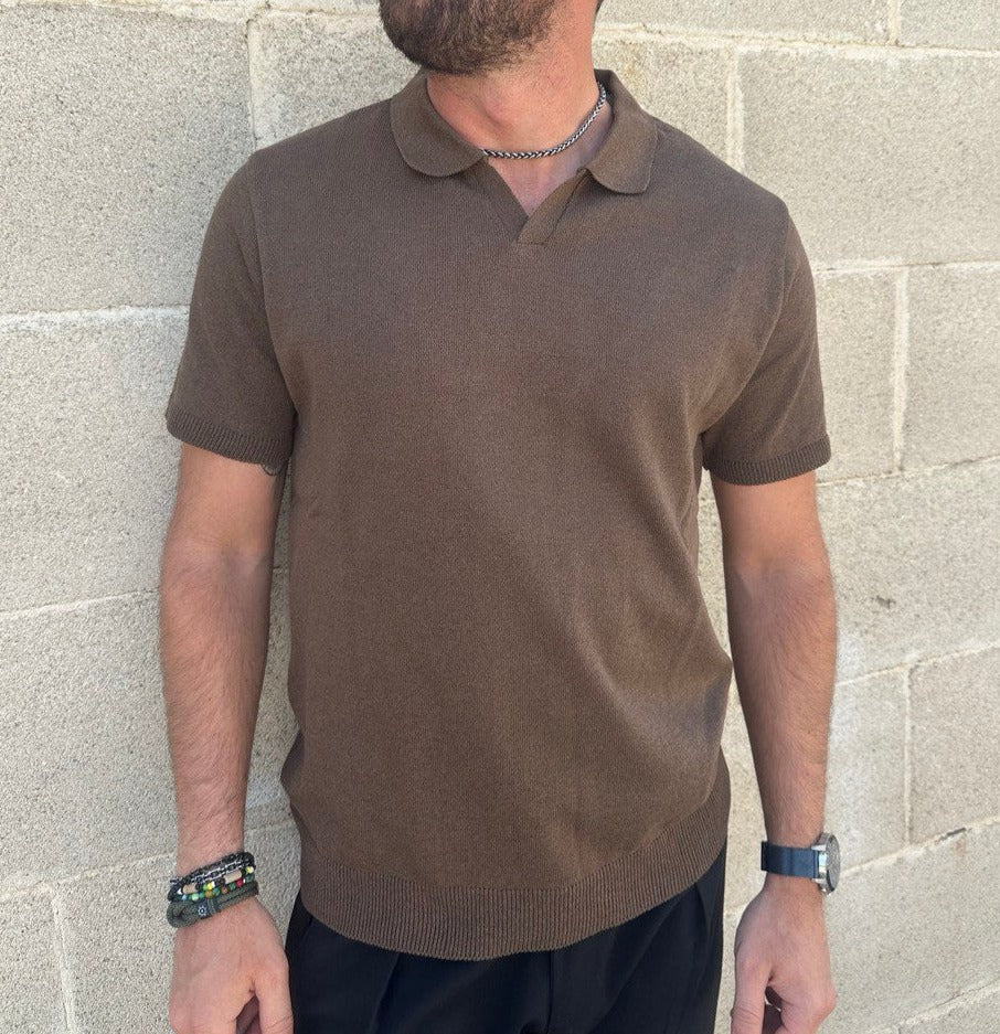 POLO UOMO COTONE T-SHIRT MANICA CORTA 100% MADE IN ITALY - Pasqualejimmy
