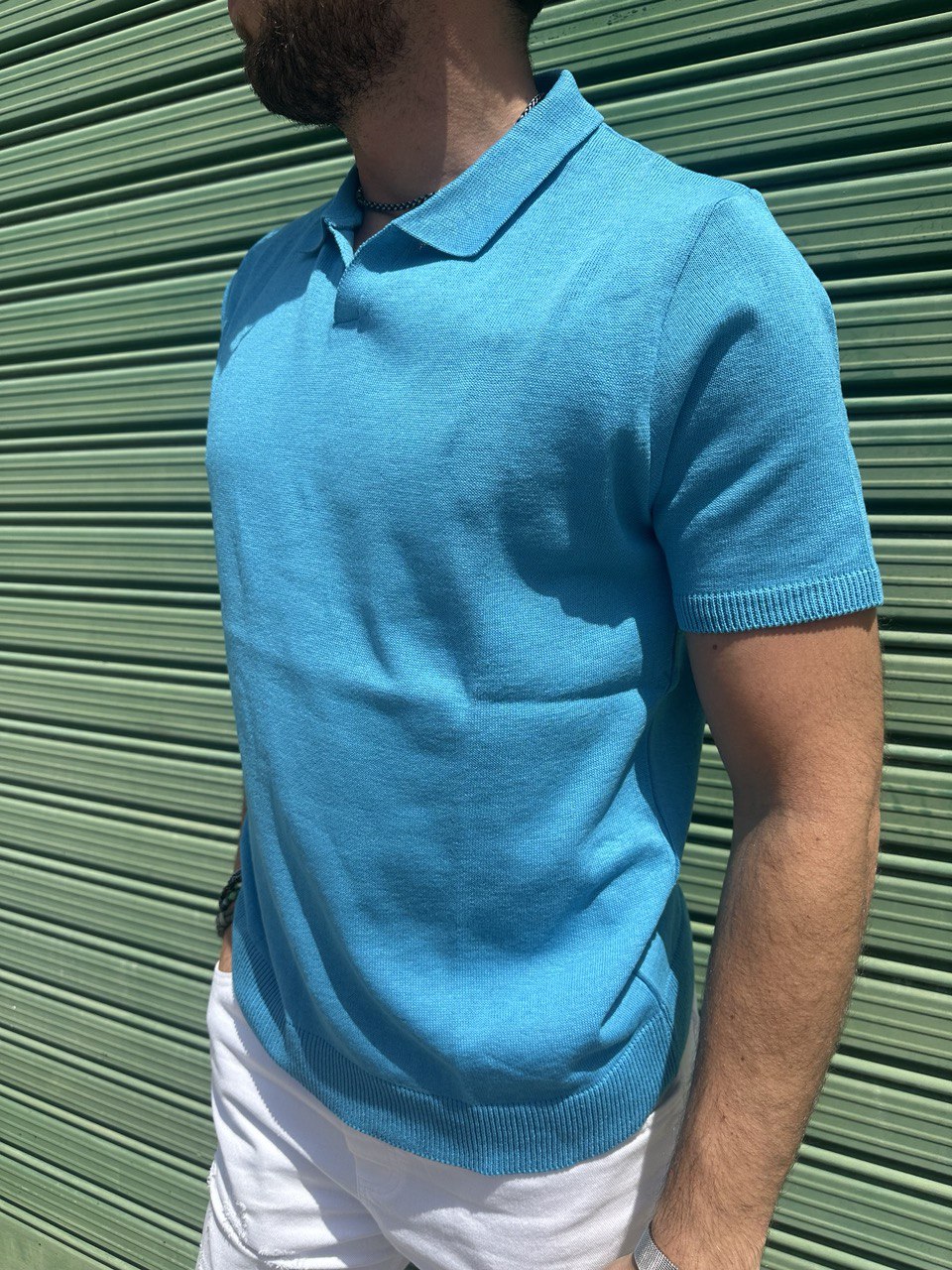 POLO UOMO COTONE T-SHIRT MANICA CORTA 100% MADE IN ITALY - Pasqualejimmy