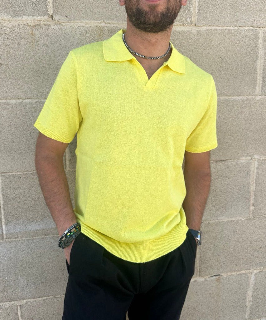 POLO UOMO COTONE T-SHIRT MANICA CORTA 100% MADE IN ITALY - Pasqualejimmy
