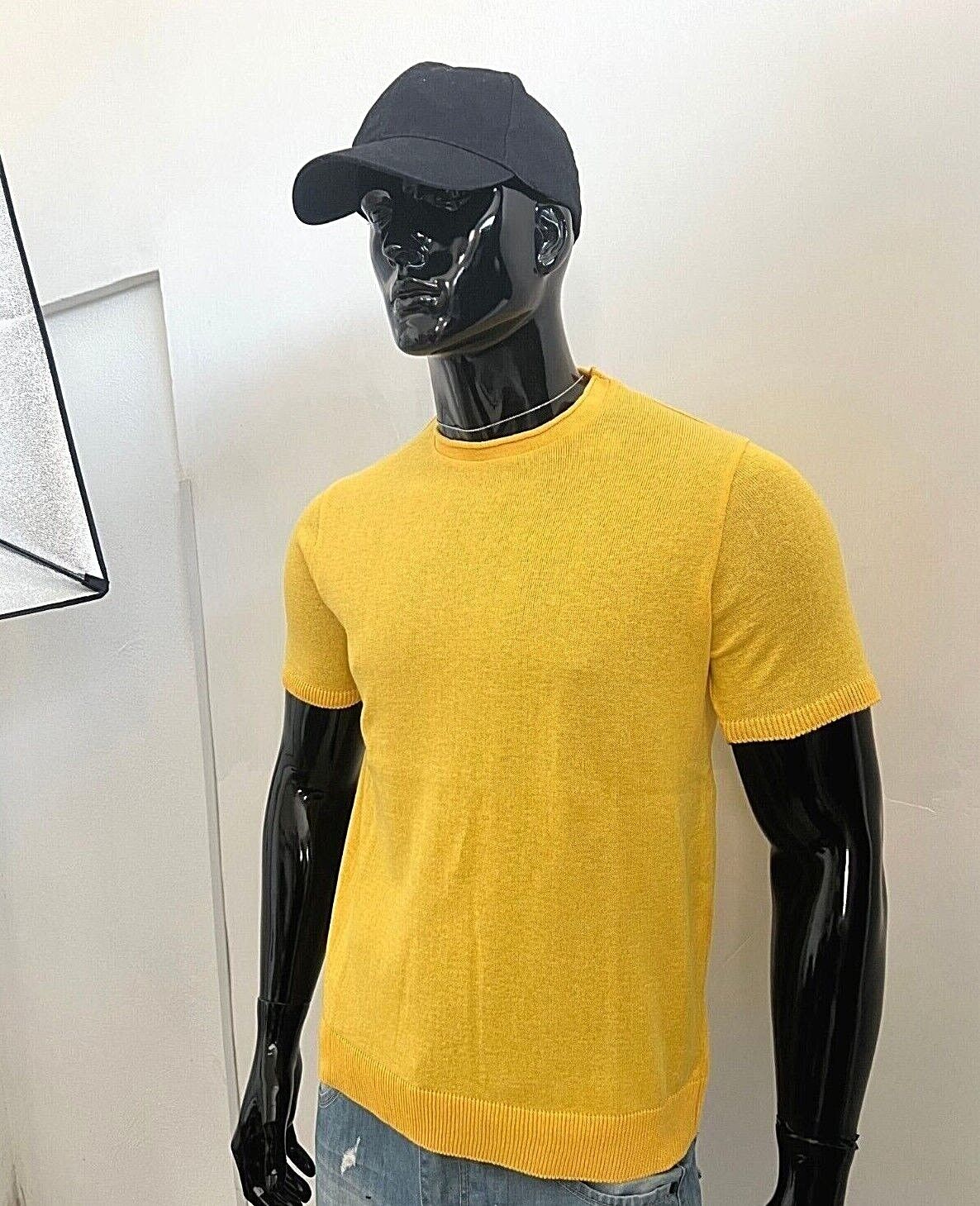 T-SHIRT MAGLIETTA A MANICA CORTA COTONE 100% MADE IN ITALY - Pasqualejimmy