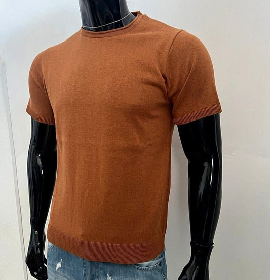 T-SHIRT MAGLIETTA A MANICA CORTA COTONE 100% MADE IN ITALY - Pasqualejimmy