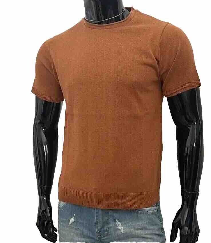 T-SHIRT MAGLIETTA A MANICA CORTA COTONE 100% MADE IN ITALY - Pasqualejimmy