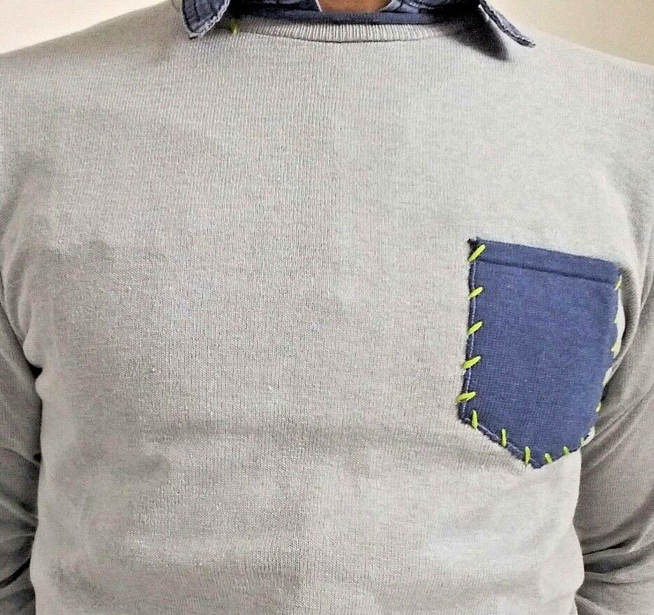 MAGLIA A MANICA LUNGA UOMO COTONE 100% MADE IN ITALY - Pasqualejimmy