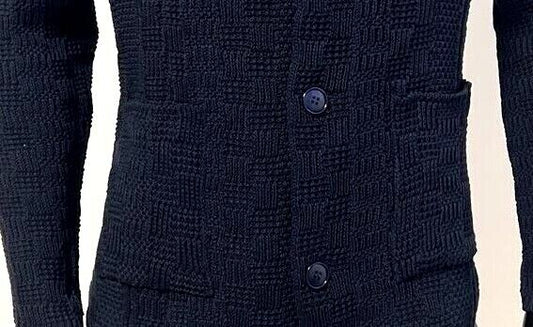 CARDIGAN UOMO COTONE DOPPIO PETTO SARTORIALE 100% MADE IN ITALY - Pasqualejimmy