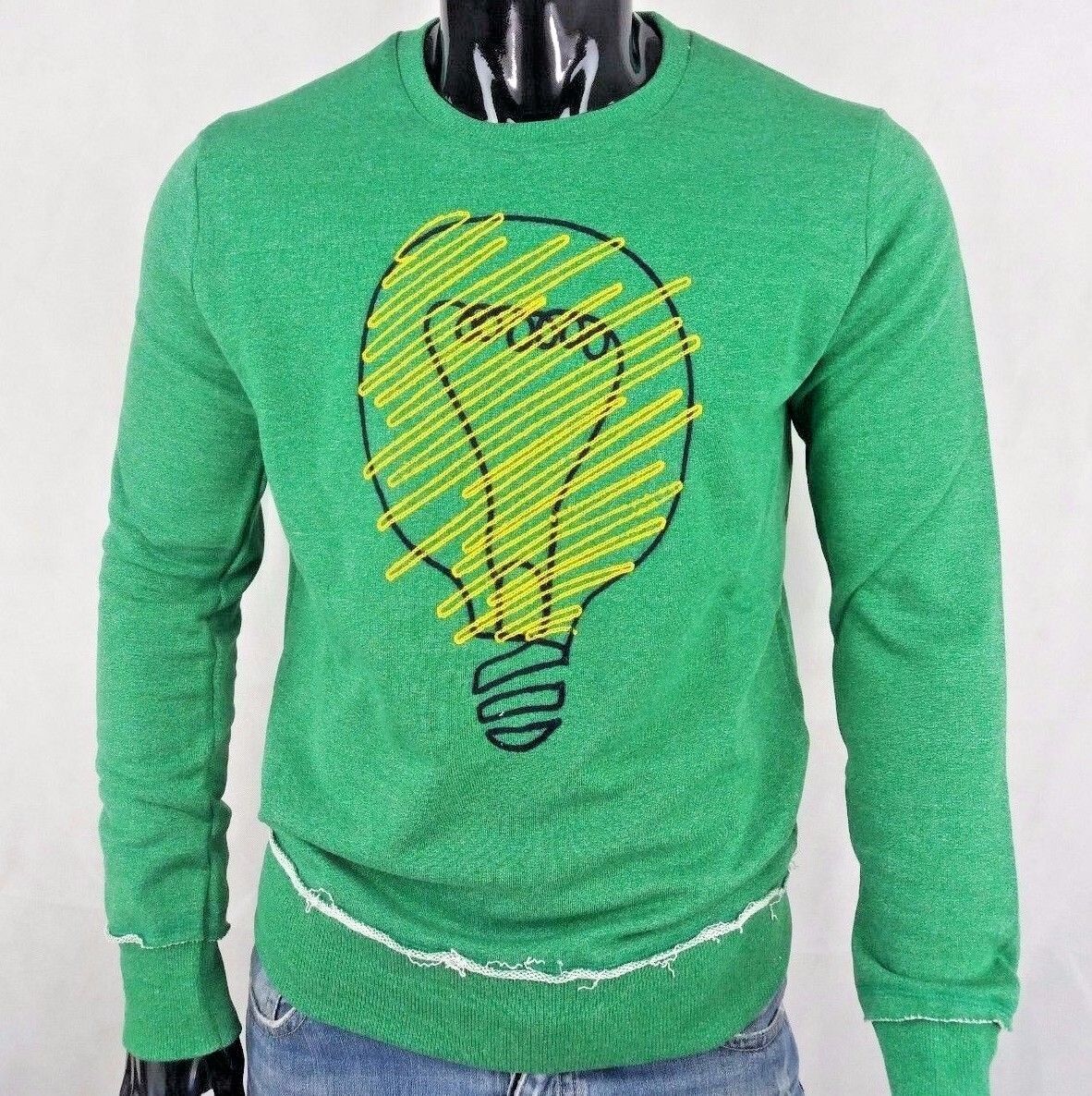 FELPA UOMO COTONE FELPATO RICAMO SPORTIVA 100% MADE IN ITALY - Pasqualejimmy