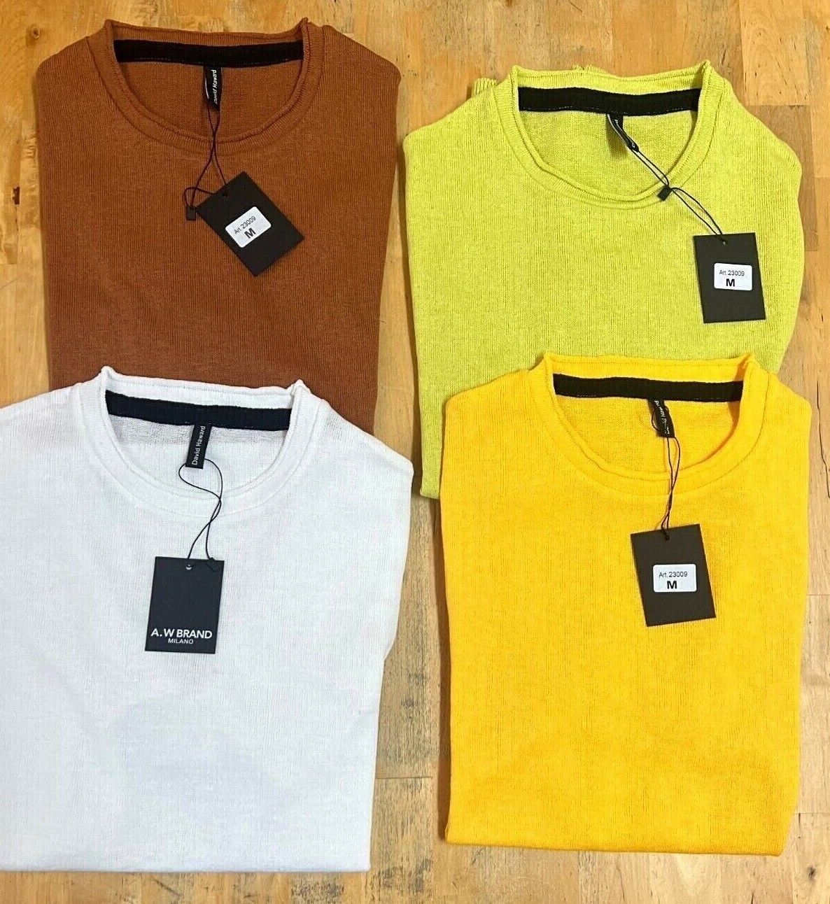 T-SHIRT MAGLIETTA A MANICA CORTA COTONE 100% MADE IN ITALY - Pasqualejimmy
