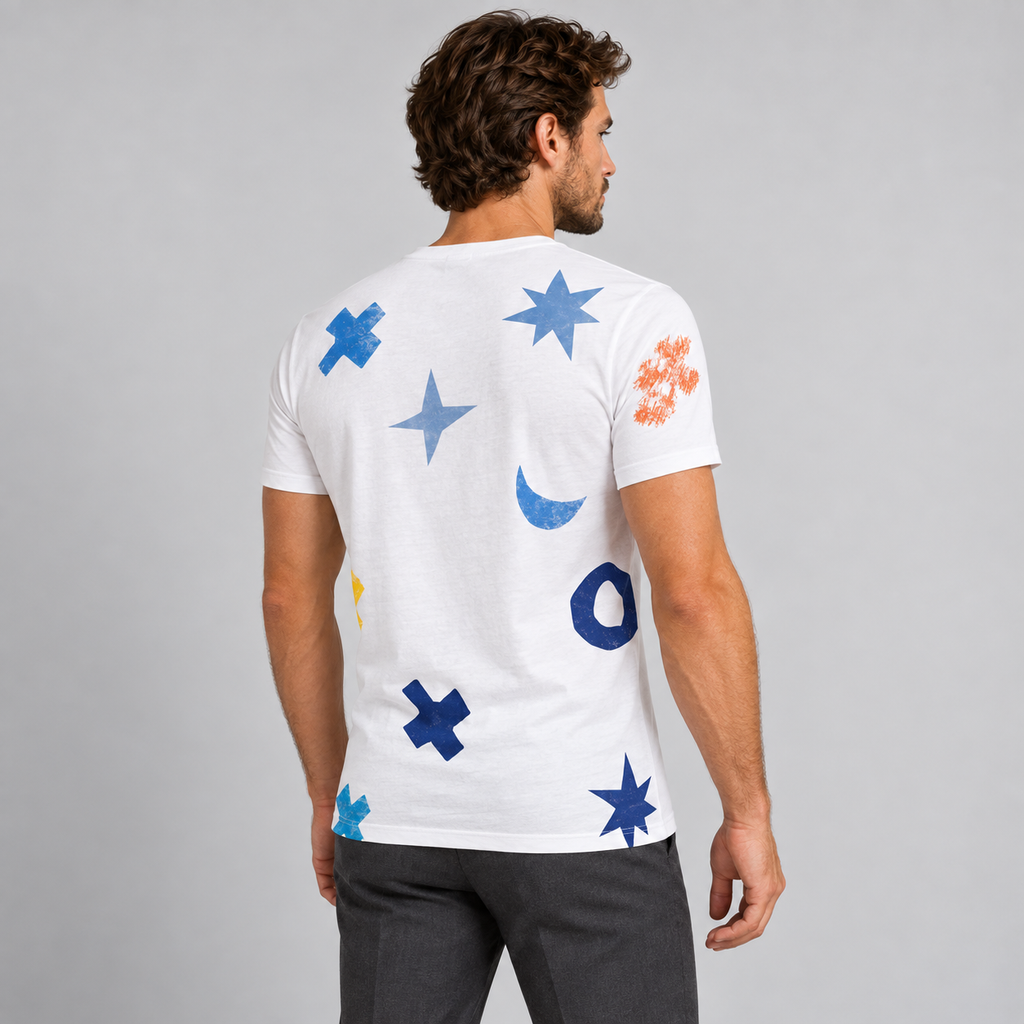 T-SHIRT UOMO MAGLIETTA MANICA CORTA  MAGLIA  100% COTONE  MADE IN ITALY