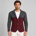 Cardigan da uomo in misto lana, vestibilità slim — Pasquale Jimmy — foto 5