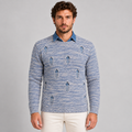 Maglia da uomo in cotone, effetto smagliato, manica lunga — Pasquale Jimmy — foto 7