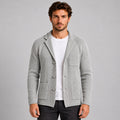 GIACCA CARDIGAN UOMO A NIDO D'APE - 100% COTONE - MADE IN ITALY