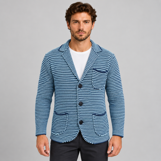 GIACCA  UOMO MAGLIERIA CASUAL COTONE CARDIGAN  100% MADE IN ITALY  SLIM FIT