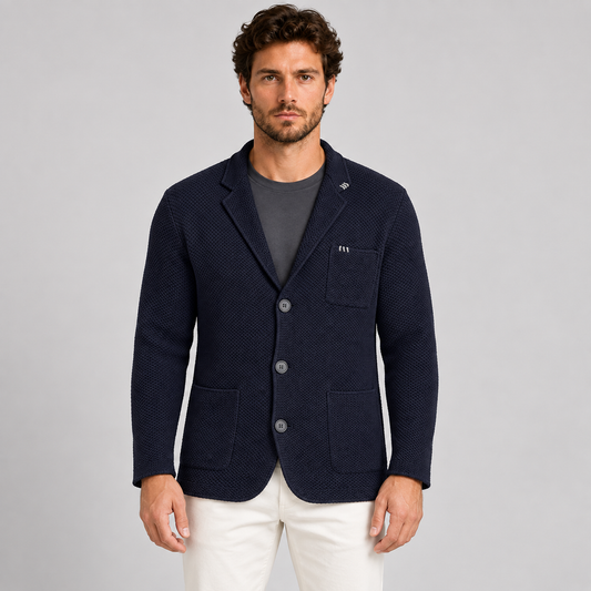 CARDIGAN UOMO COTONE MAGLIERIA GIACCA LAVORATA A MAGLIA 100% MADE IN ITALY