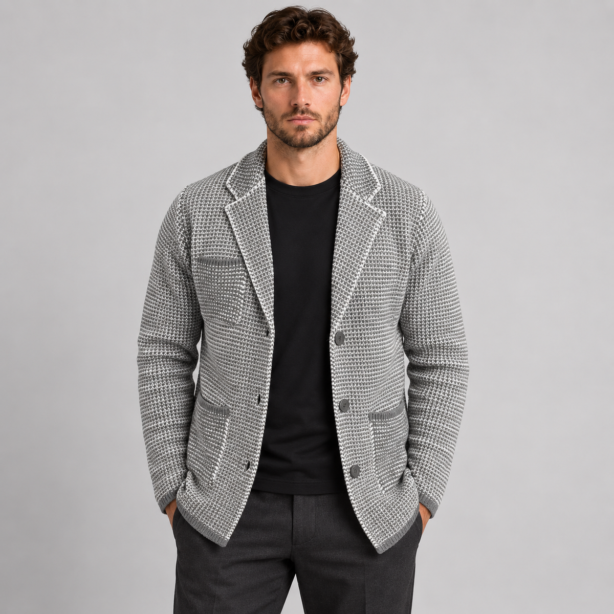 Cardigan uomo lana - Pasquale Jimmy