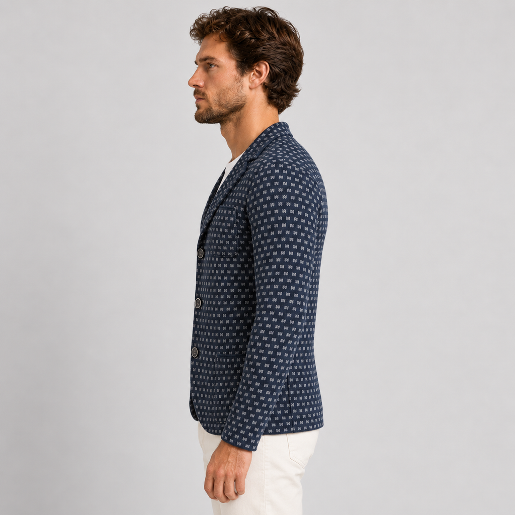 Cardigan da uomo in misto lana, vestibilità slim — Pasquale Jimmy — foto 3