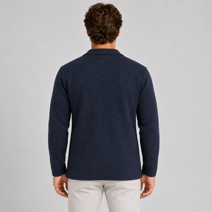 HERREN-CARDIGAN AUS WOLLE, 100 % IN ITALIEN HERGESTELLT