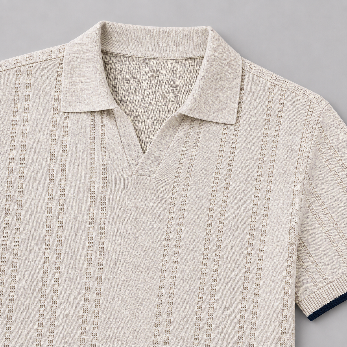 POLO UOMO COTONE CON RIGHINO A CONTRASTO MANICA CORTA MAGLIERIA 100% MADE IN ITALY