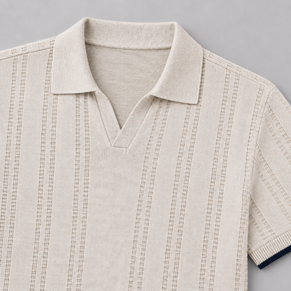 POLO UOMO COTONE CON RIGHINO A CONTRASTO MANICA CORTA MAGLIERIA 100% MADE IN ITALY