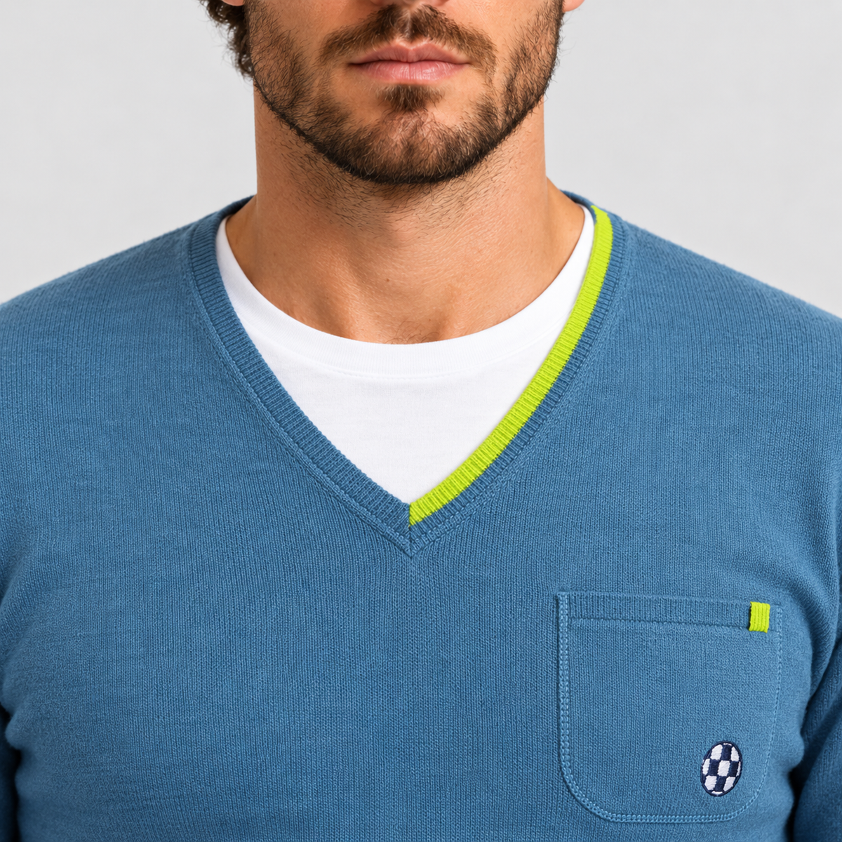 LANGARM-T-SHIRT FÜR HERREN, 100 % BAUMWOLLE, HERGESTELLT IN ITALIEN