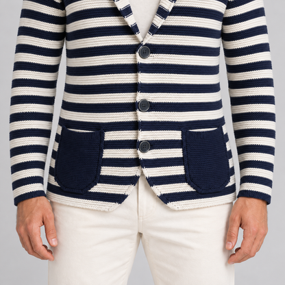 MEN'S COTTON JACKET BLAZER CARDIGAN CASUAL MADE IN ITALY SLIM JACKET 100% Made in Italy