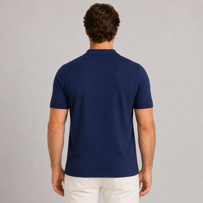 POLO CAMICIA UOMO COTONE CON BOTTONI MANICA CORTA MAGLIERIA 100% MADE IN ITALY
