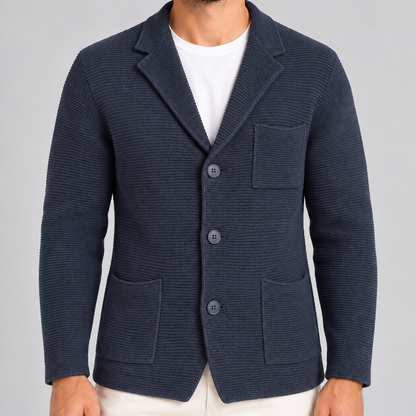 CARDIGAN UOMO COTONE GIACCA  DOPPIO PETTO SARTORIALE  100% MADE IN ITALY