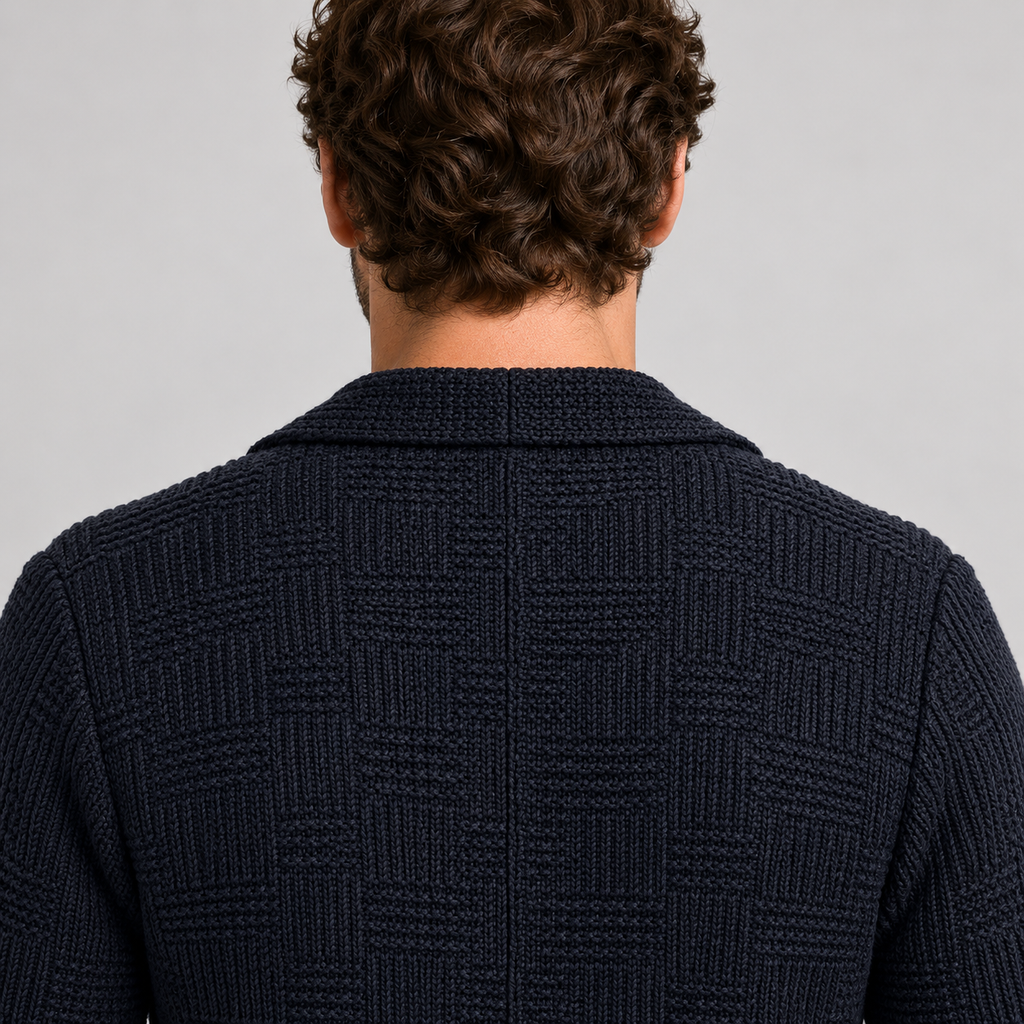 Cardigan da uomo in cotone, doppio petto — Pasquale Jimmy — foto 5