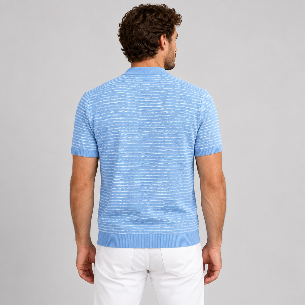 T-shirt da uomo in cotone, manica corta — Pasquale Jimmy — foto 4