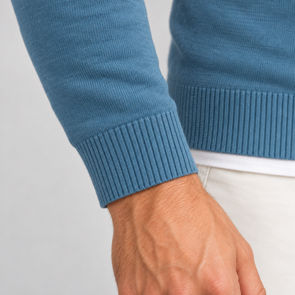LANGARM-T-SHIRT FÜR HERREN, 100 % BAUMWOLLE, HERGESTELLT IN ITALIEN
