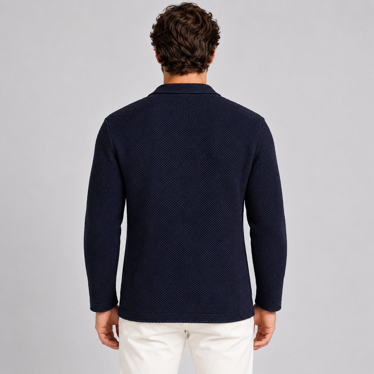CARDIGAN UOMO COTONE MAGLIERIA GIACCA LAVORATA A MAGLIA 100% MADE IN ITALY
