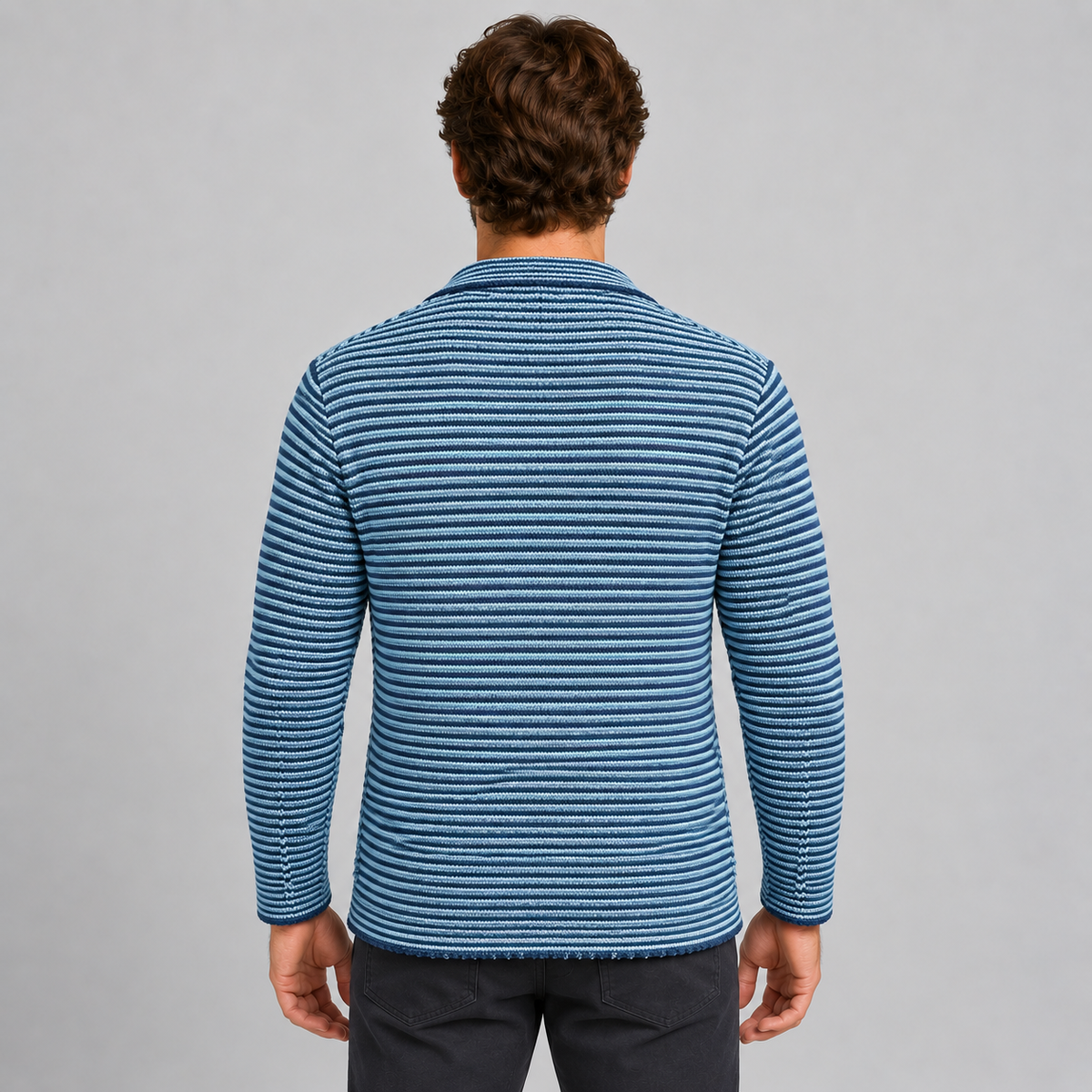 GIACCA  UOMO MAGLIERIA CASUAL COTONE CARDIGAN  100% MADE IN ITALY  SLIM FIT