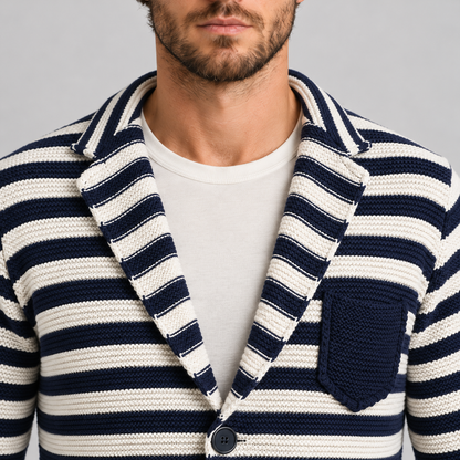 MEN'S COTTON JACKET BLAZER CARDIGAN CASUAL MADE IN ITALY SLIM JACKET 100% Made in Italy