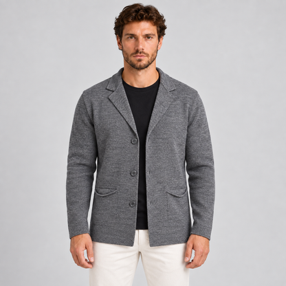 HERREN-CARDIGAN AUS WOLLE, 100 % IN ITALIEN HERGESTELLT