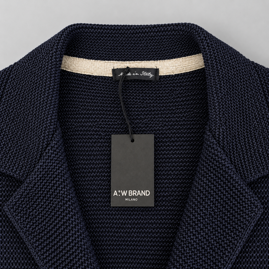 Cardigan da uomo in cotone, doppio petto — Pasquale Jimmy — foto 5
