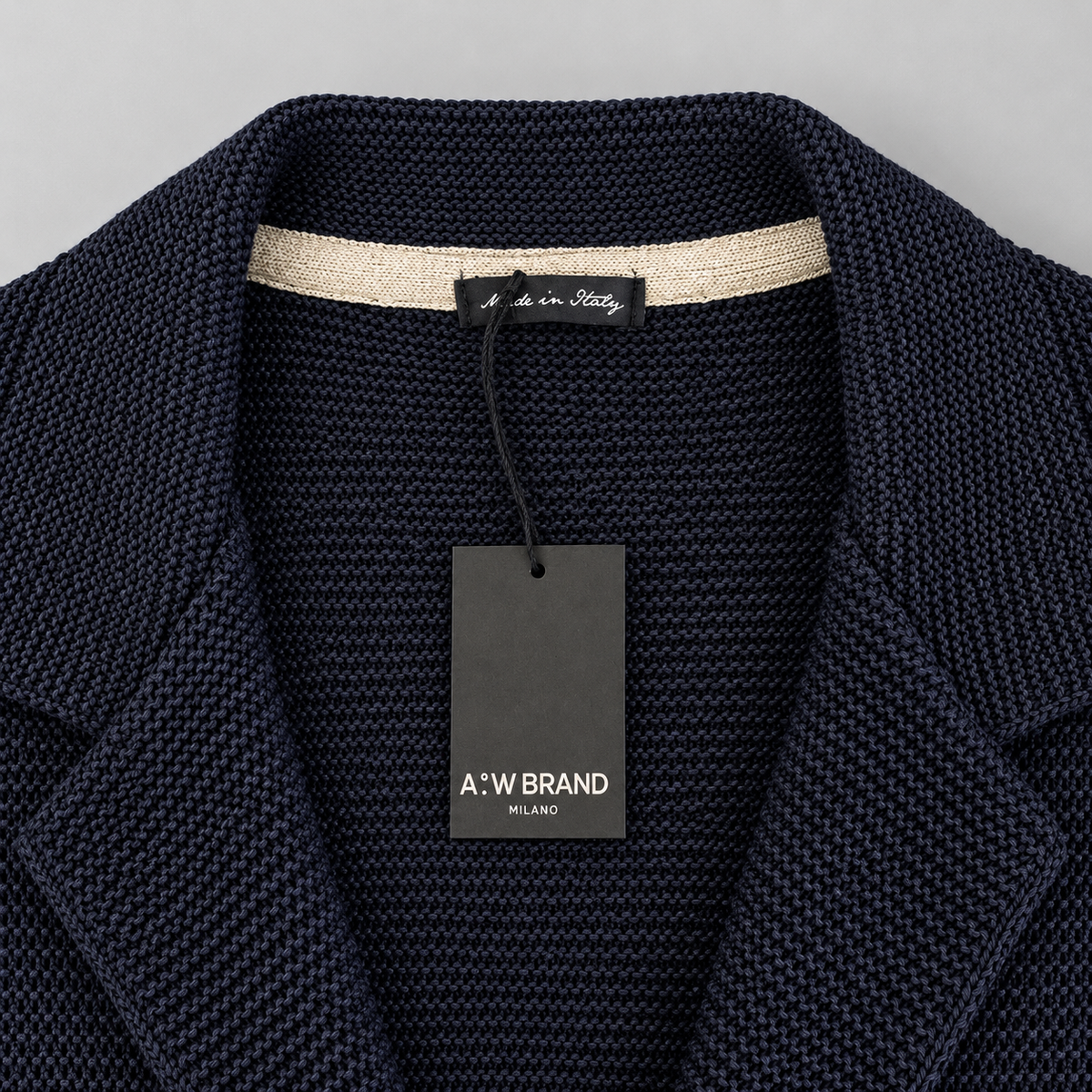 CARDIGAN UOMO COTONE GIACCA  DOPPIO PETTO SARTORIALE  100% MADE IN ITALY