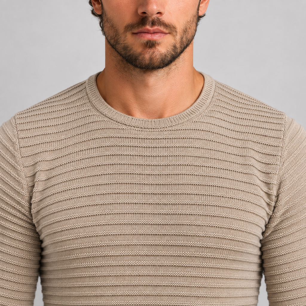 Maglia da uomo in cotone, manica lunga — Pasquale Jimmy — foto 3