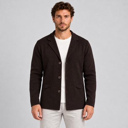 HERREN-CARDIGAN AUS WOLLE, 100 % IN ITALIEN HERGESTELLT