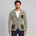 Cardigan blazer da uomo in cotone, vestibilità slim — Pasquale Jimmy — foto 6