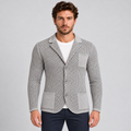 Cardigan da uomo in cotone, vestibilità slim — Pasquale Jimmy — foto 7