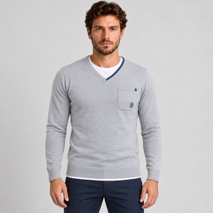 LANGARM-T-SHIRT FÜR HERREN, 100 % BAUMWOLLE, HERGESTELLT IN ITALIEN