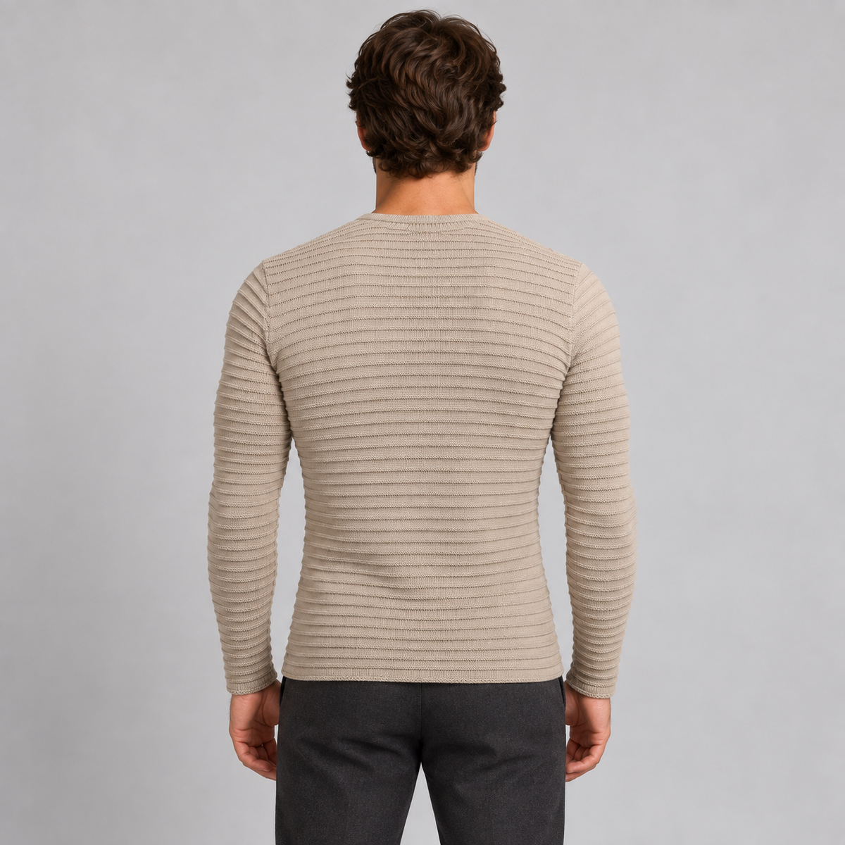 Maglia da uomo in cotone, manica lunga — Pasquale Jimmy — foto 7