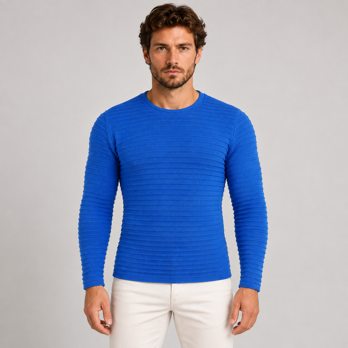 Maglia da uomo in cotone, manica lunga — Pasquale Jimmy — foto 8
