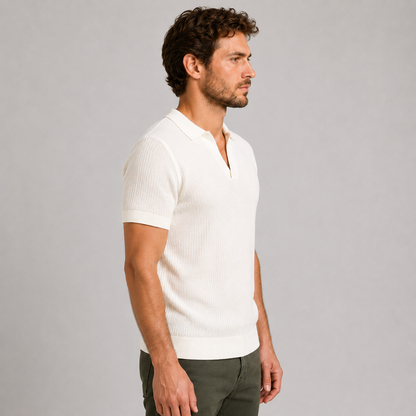 POLO UOMO COTONE T-SHIRT MEZZA MANICA MAGLIERIA PRODOTTA IN ITALIA
