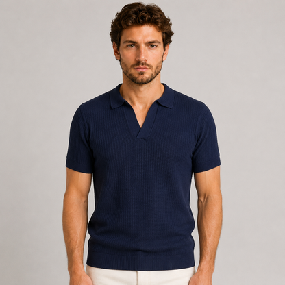 POLO UOMO COTONE T-SHIRT MEZZA MANICA MAGLIERIA PRODOTTA IN ITALIA