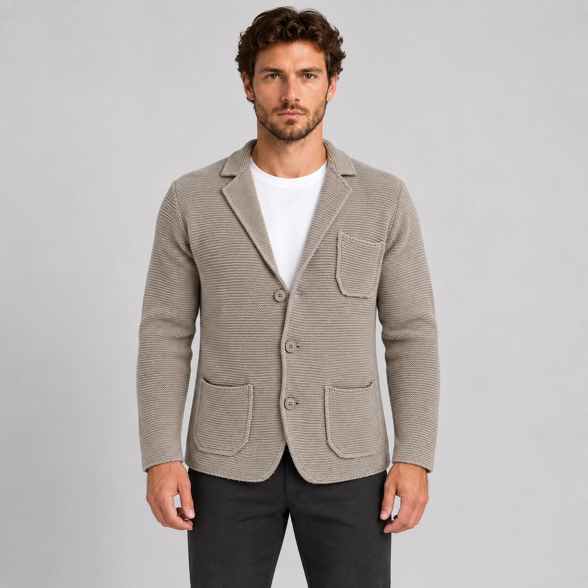 Cardigan uomo lana - Pasquale Jimmy