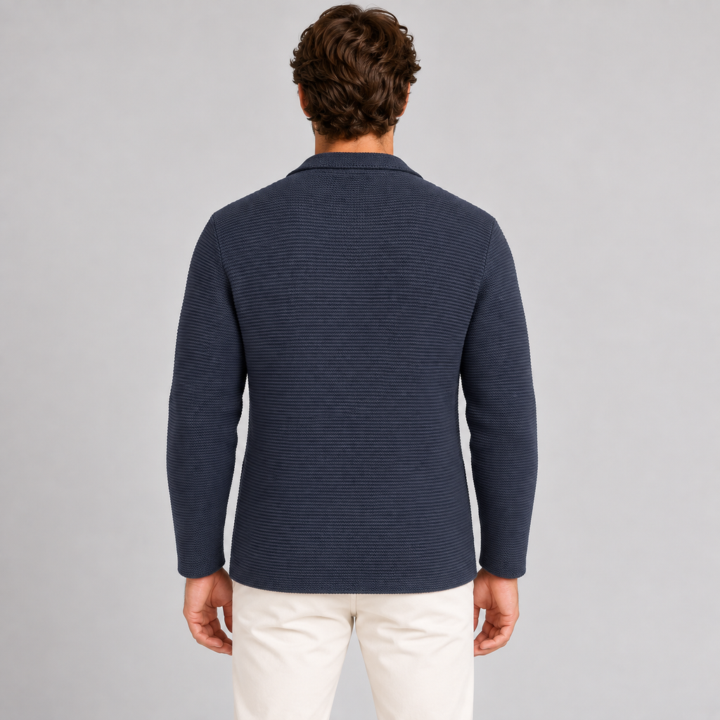 Cardigan da uomo in cotone, doppio petto — Pasquale Jimmy — foto 4