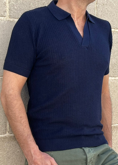 POLO UOMO COTONE T-SHIRT MEZZA MANICA MAGLIERIA PRODOTTA IN ITALIA