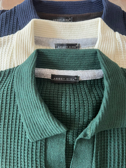 POLO UOMO COTONE T-SHIRT MEZZA MANICA MAGLIERIA PRODOTTA IN ITALIA