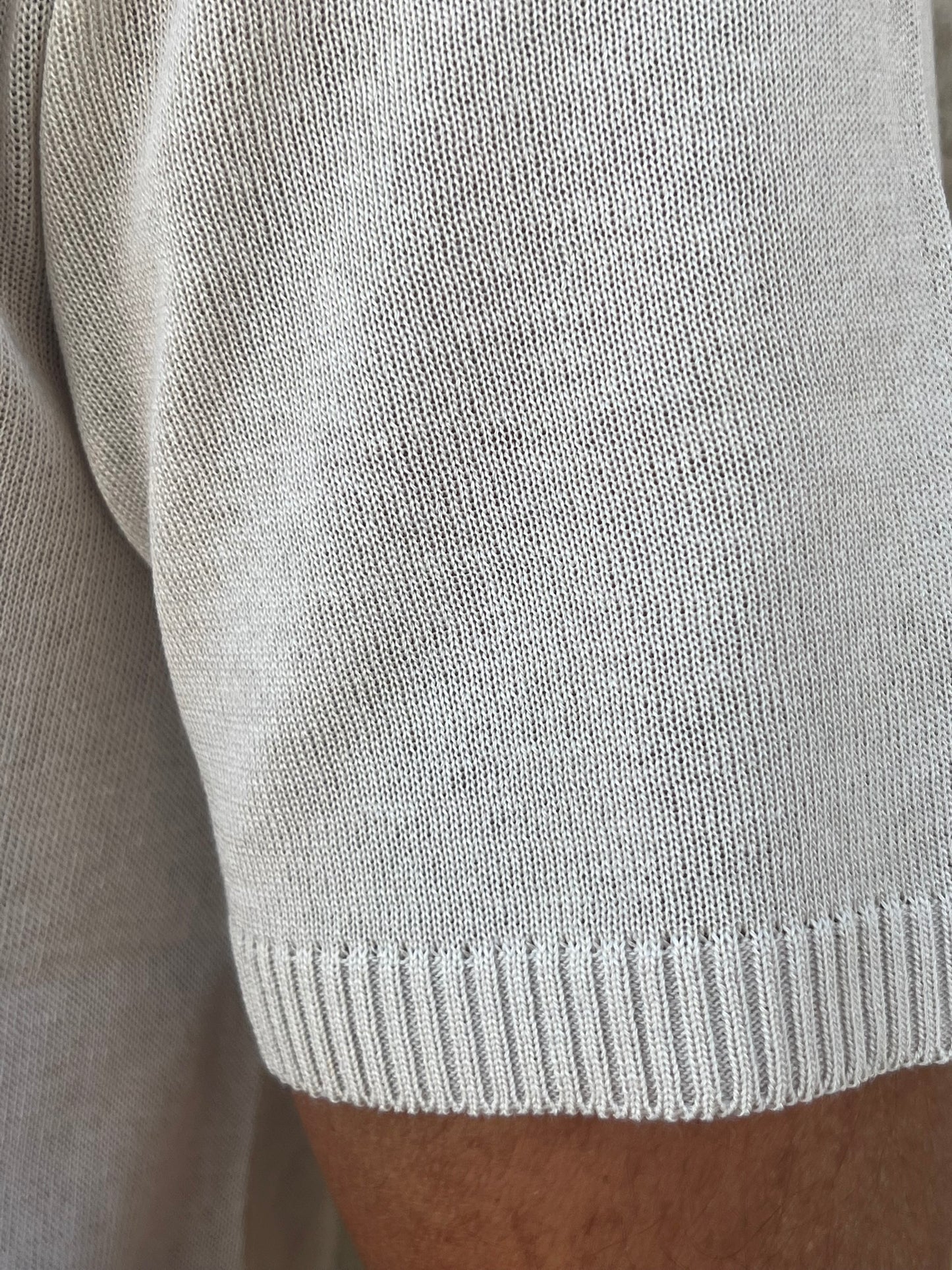 Girocollo Uomo Cotone Rasato Maglia Maglieria Casual Leggero 100% Made in Italy